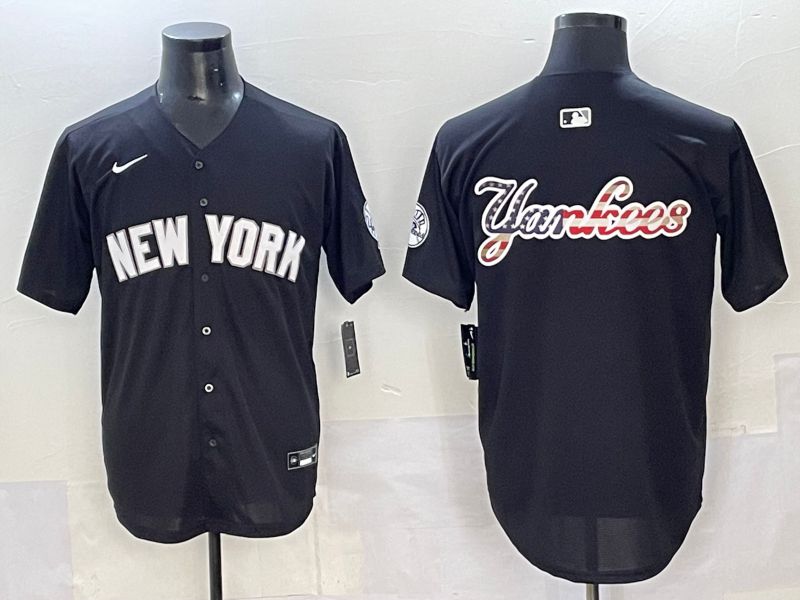 Men 2025 New York Yankees Blank Black Nike MLB Jersey style 008->baltimore orioles->MLB Jersey